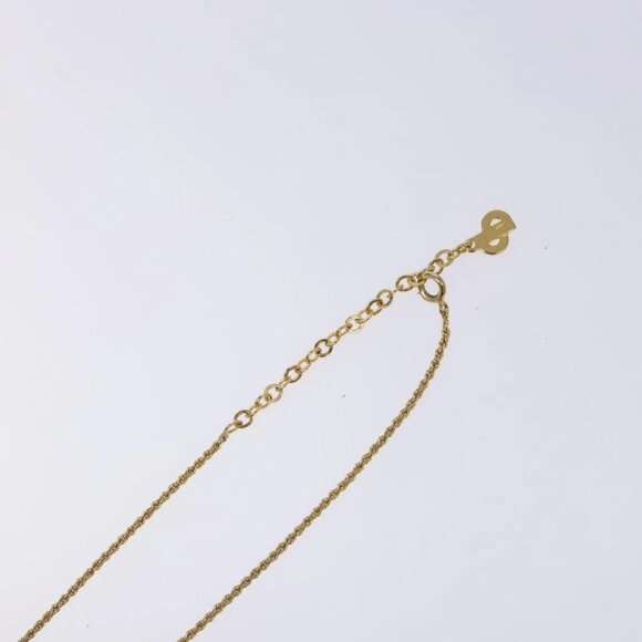 Christian Dior Necklace metal Gold Auth 134260 - Picture 10 of 13